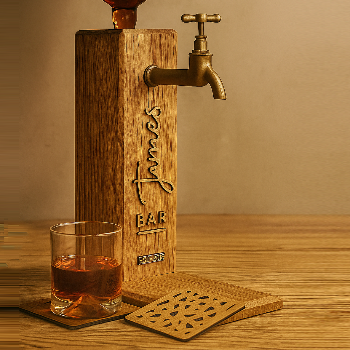 Personalized Whiskey Dispenser